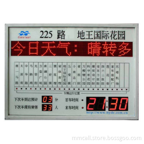 Wireless Bus Station Board